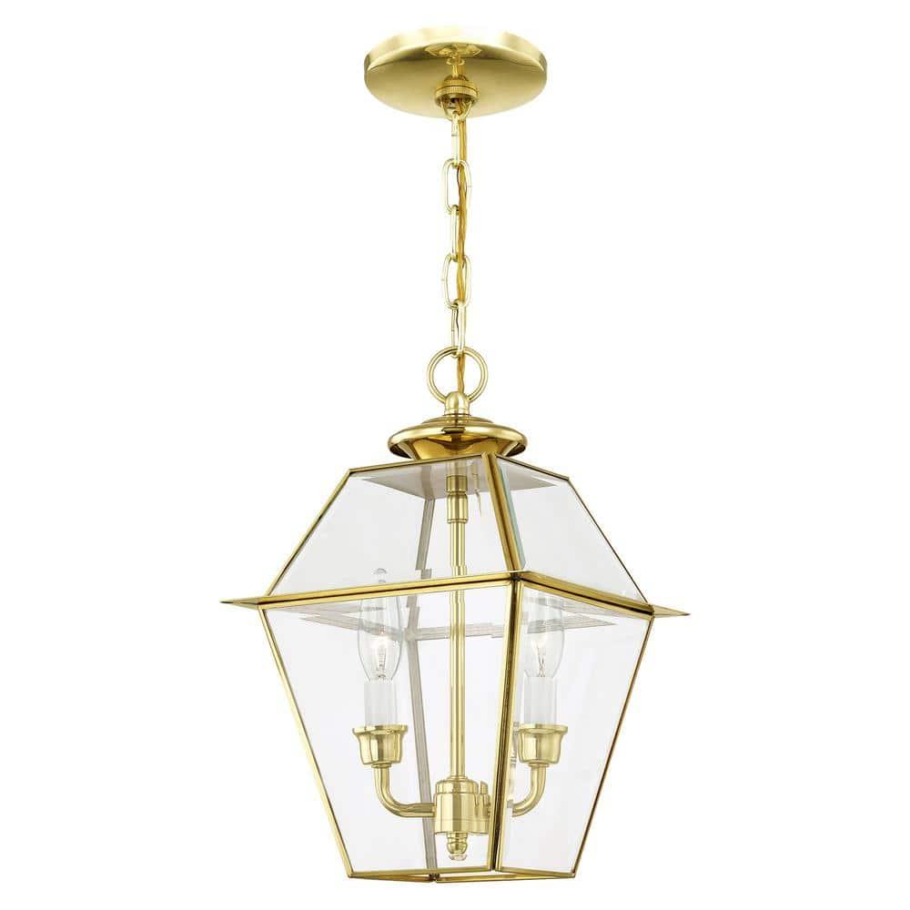 Livex Lighting Westover 2 - Light Pendant in  Polished Brass