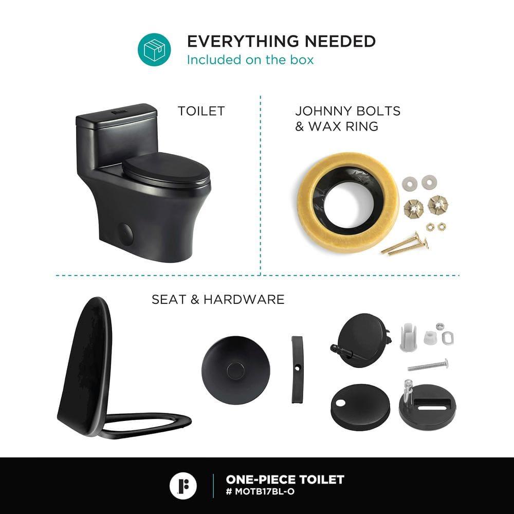 Fine Fixtures 1.6 GPF Comfort Height One-piece Toilet