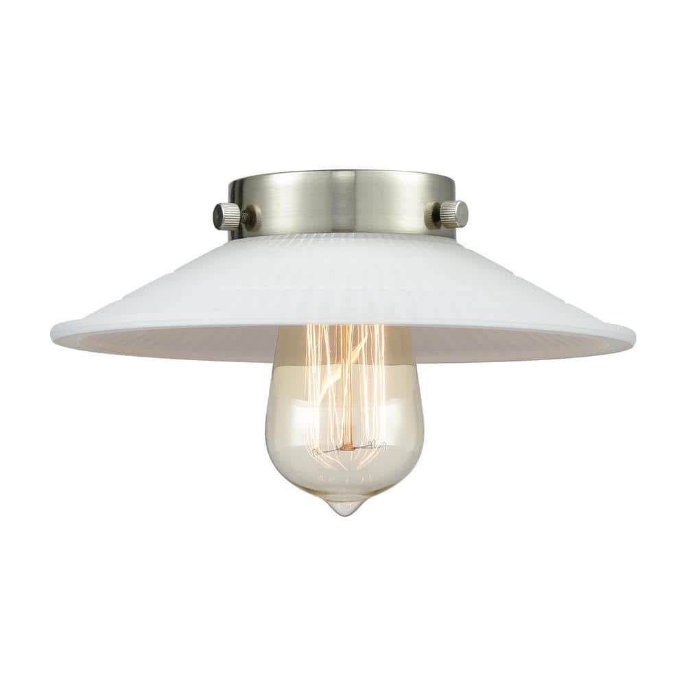 Innovations Lighting Halophane 1 - Light Sconce in  Black Antique Brass