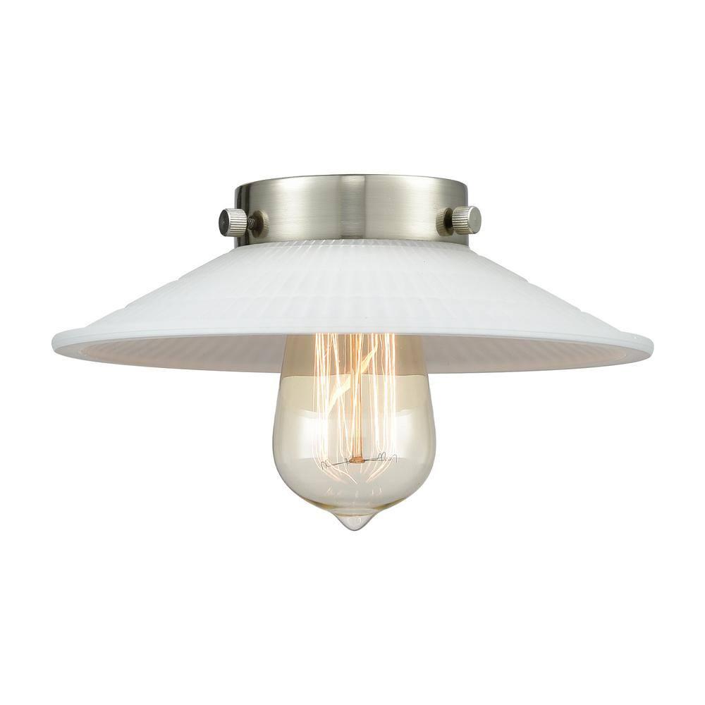 Innovations Lighting Halophane 1 - Light Sconce in  Black Antique Brass