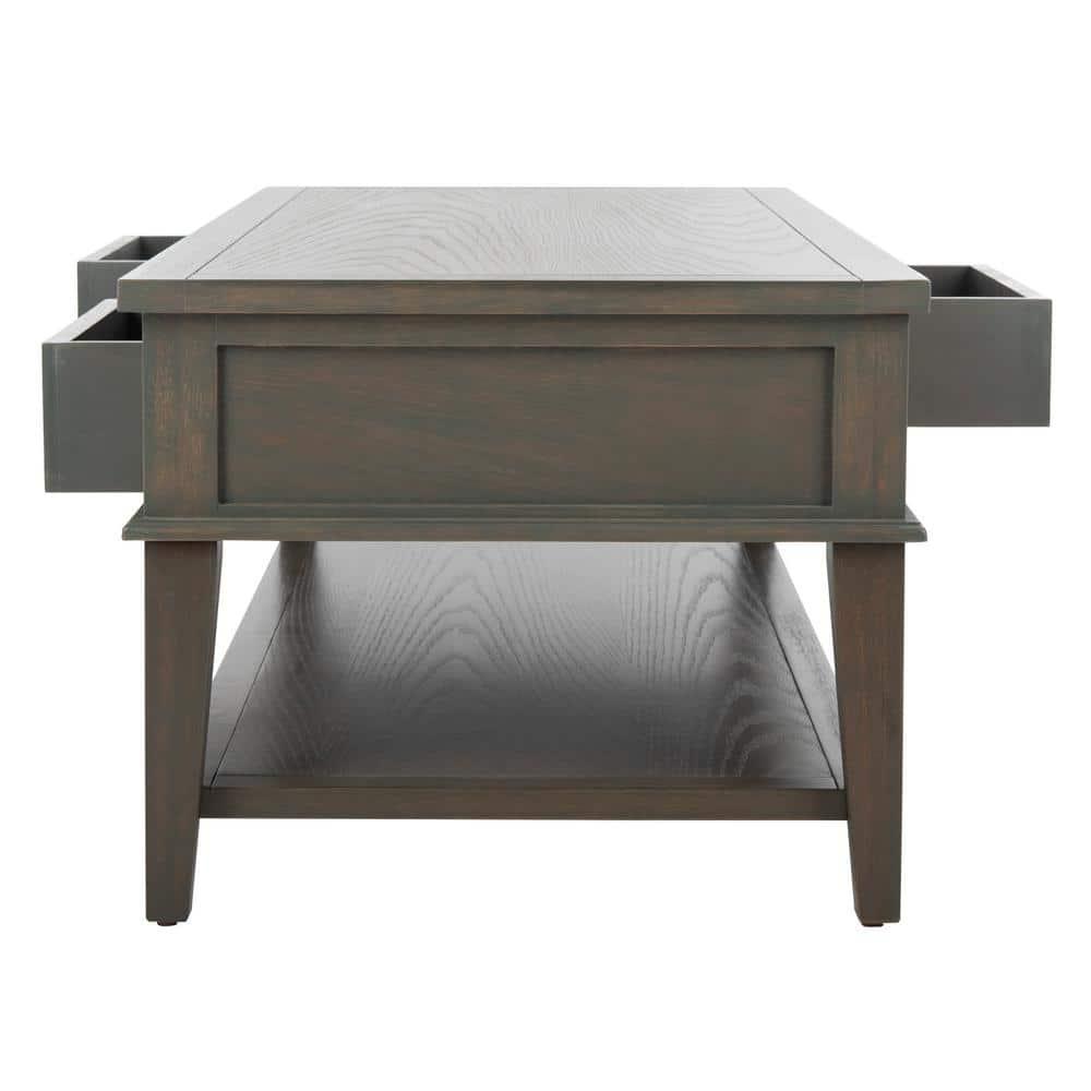 Manelin Coffee Table - Ash Grey - Safavieh