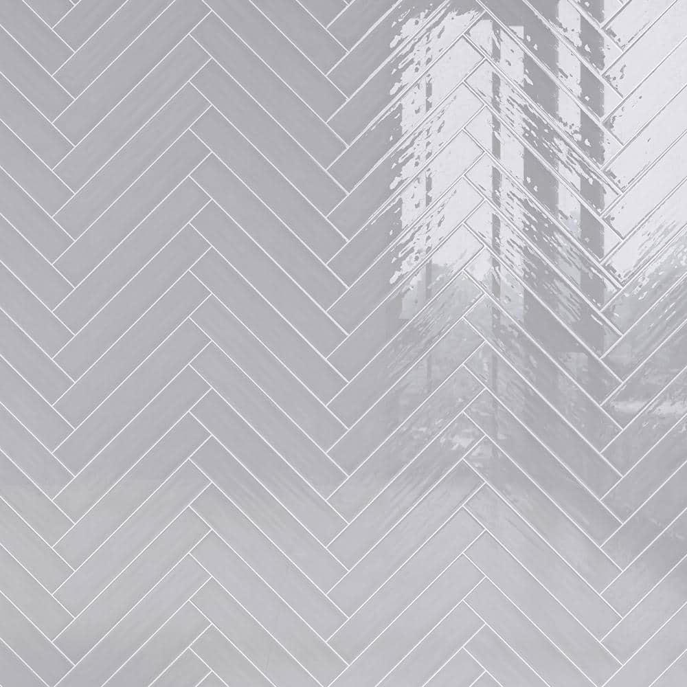 Nova 1.97 in. X 11.81 in. Polished Ceramic Subway Wall Tile