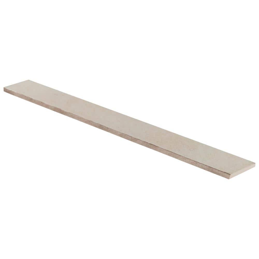 Bond Tile Monolith 2.83 In. X 23.62 In. Matte Porcelain Bullnose Trim (0.46 Sq. Ft. / Each)