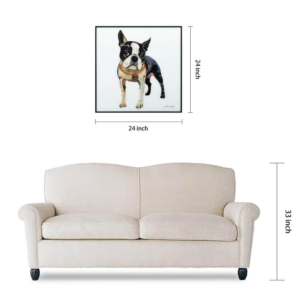 Red Barrel Studio® Apphia The Boxer - Picture Frame Graphic Art Print on Glass