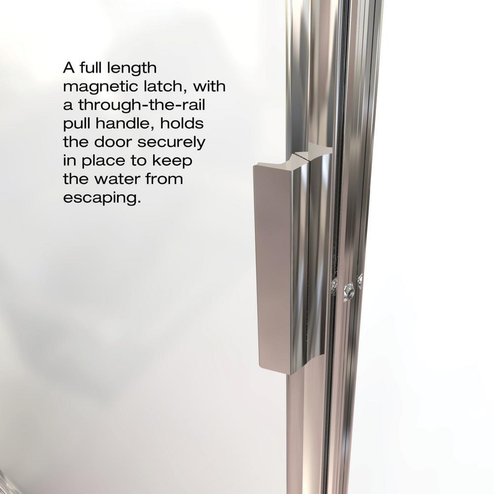 Sopora 32.88" x 63.5" Pivot Framed Shower Door