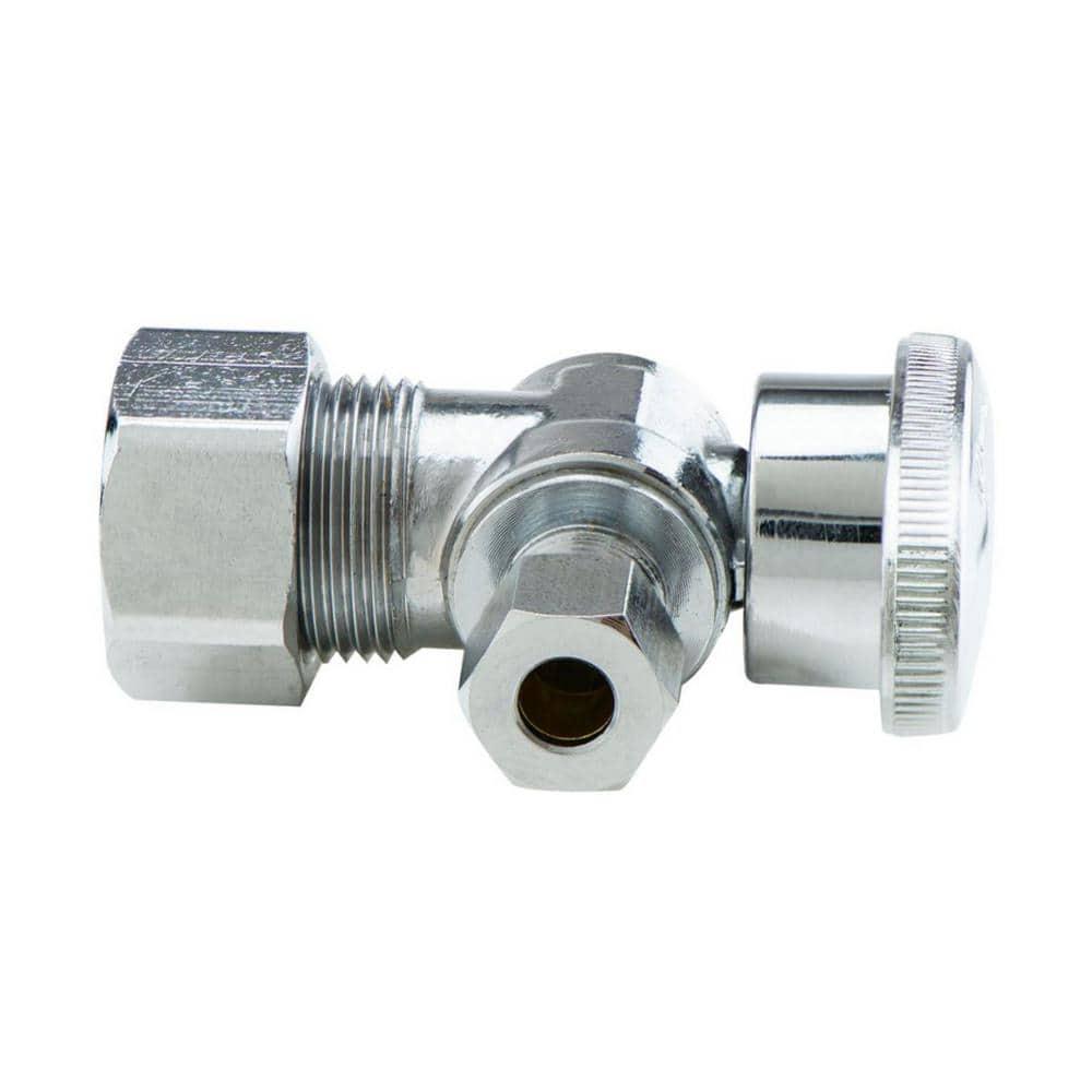 1/2 in. Comp x 1/4 in. Comp 1/4-Turn Angle Stop