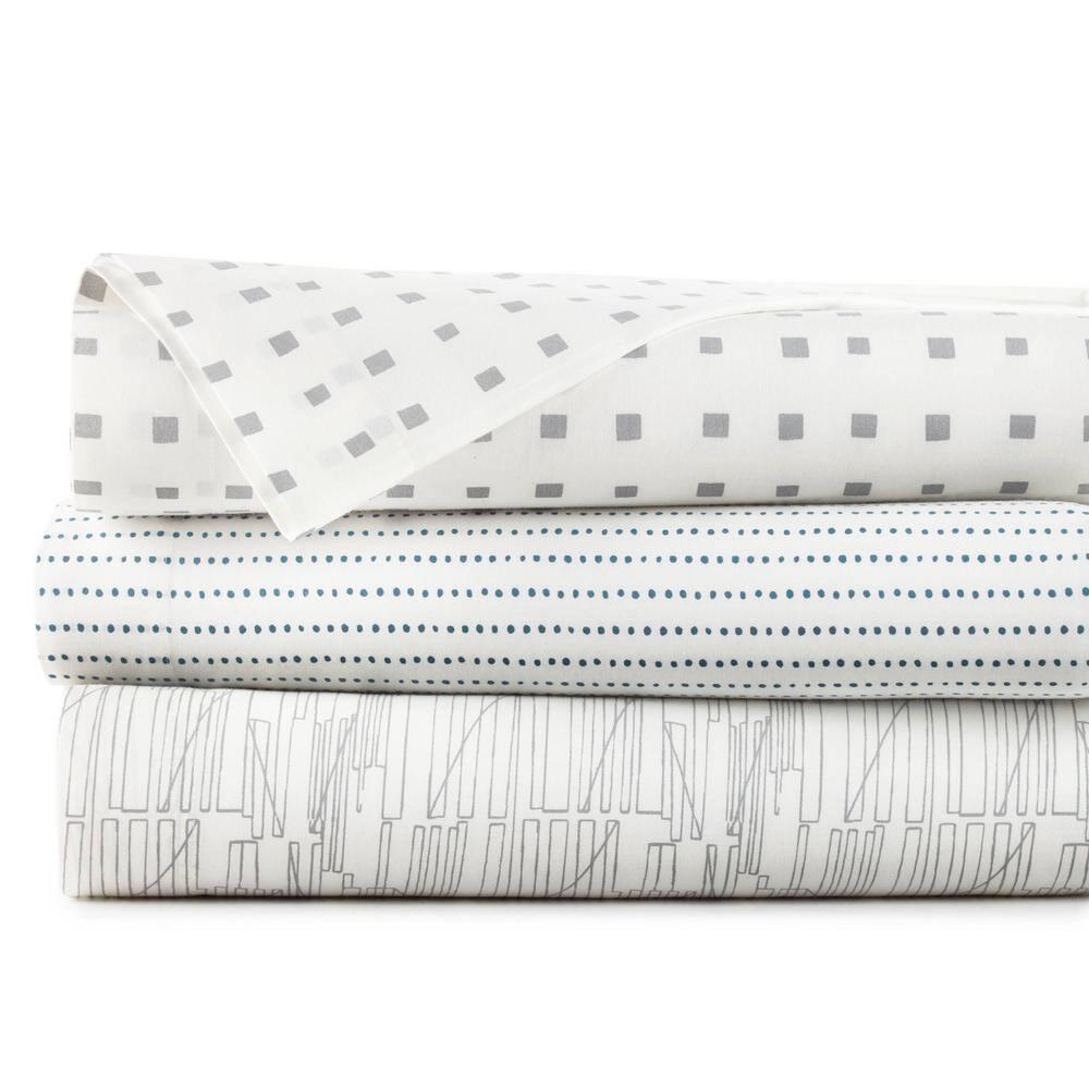 Radius 200 Thread Count Polka Dots 100% Cotton Percale Sheet Set