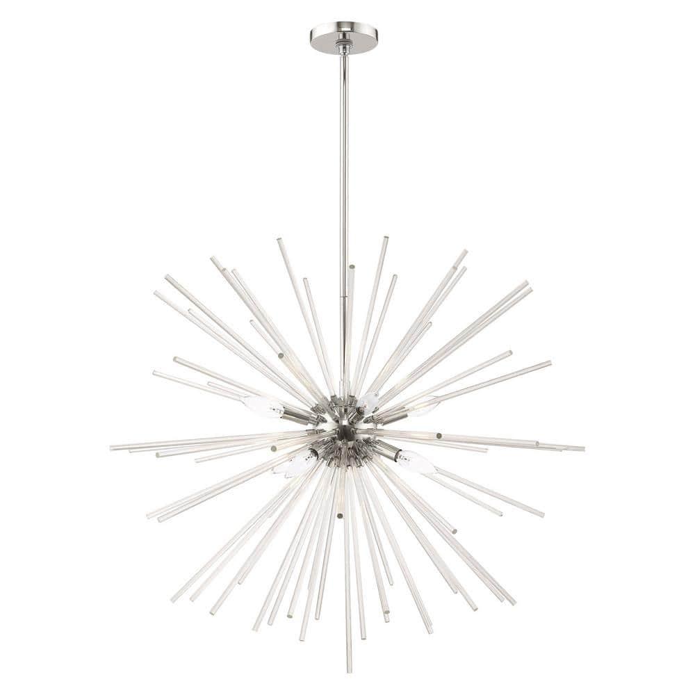 Livex Lighting Utopia 8 - Light Chandelier in  Polished Chrome