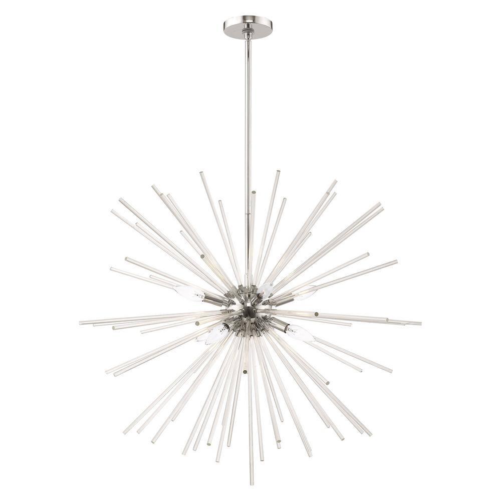 Livex Lighting Utopia 8 - Light Chandelier in  Polished Chrome
