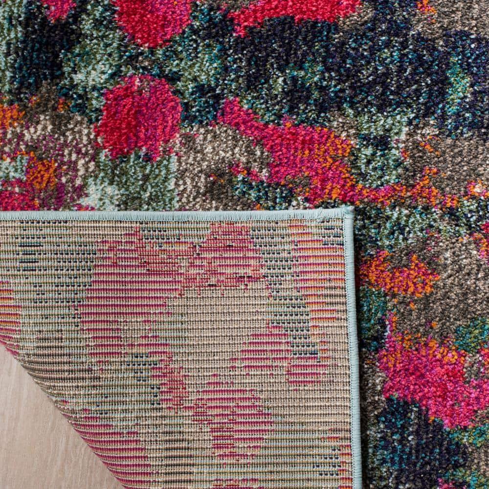 Monaco MNC263 Power Loomed Area Rug - Green/Blue - 8'x10' - Safavieh.