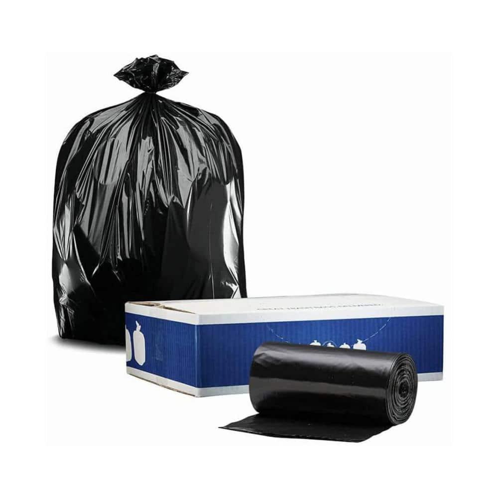 Plasticplace 12-16 Gallon Trash Bags, Black (250 Count)