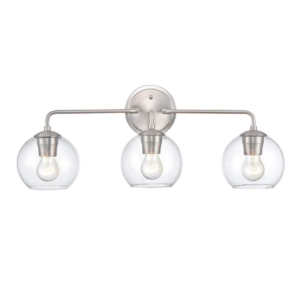 Millennium Lighting 3 - Light Vanity in  Brushed Nickel