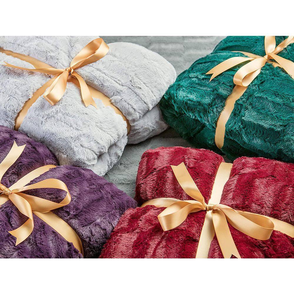 Chanasya Faux Fur Throw