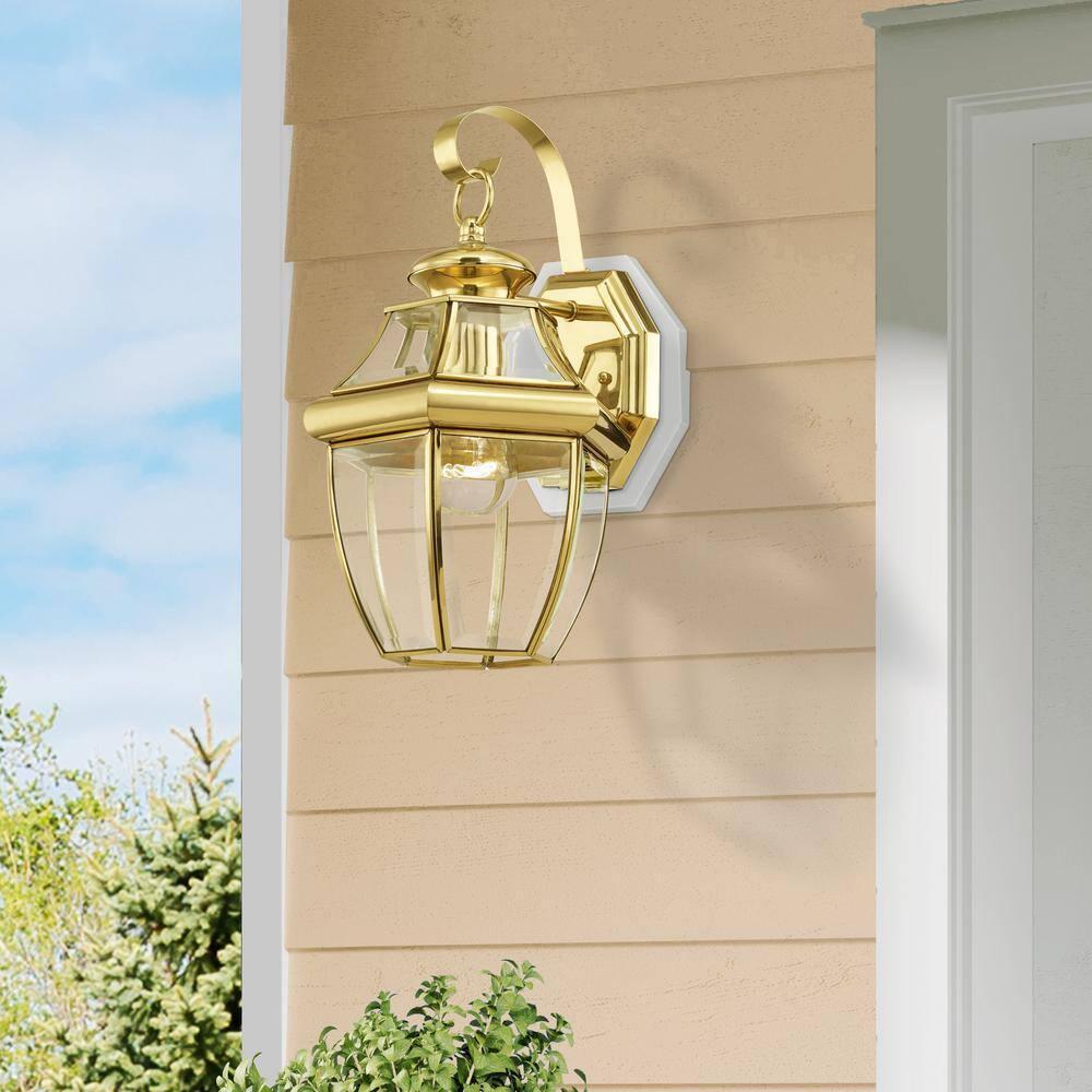 Livex Lighting Monterey 1 - Light Wall Light in  Polished Brass