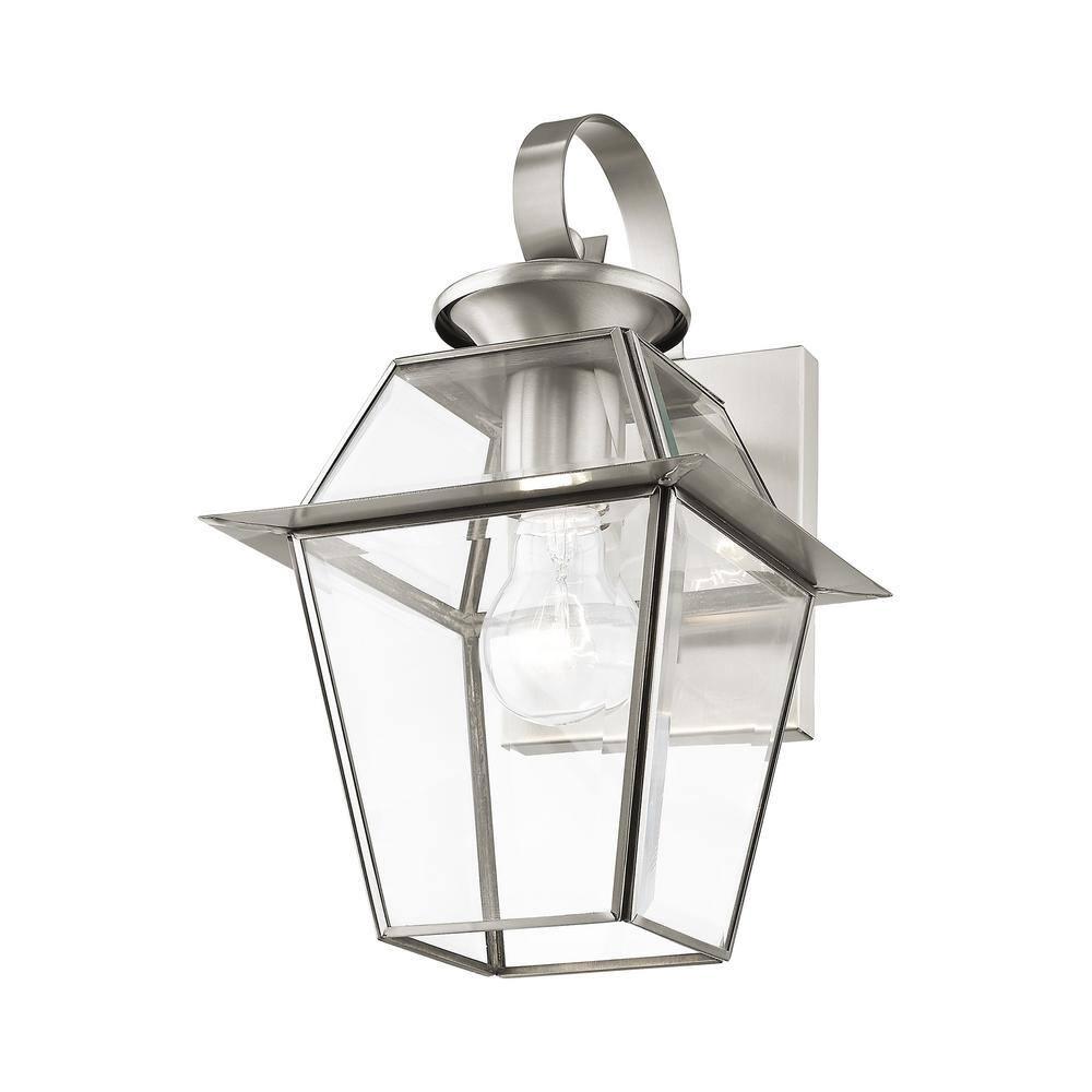 Livex Lighting Westover 1 - Light Wall Light in  Brushed Nickel