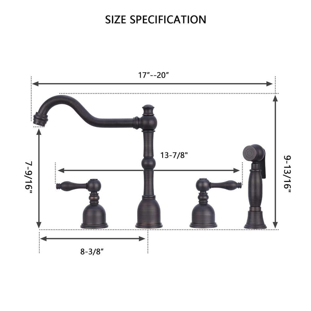 Akicon Kitchen Faucet with Side Spray