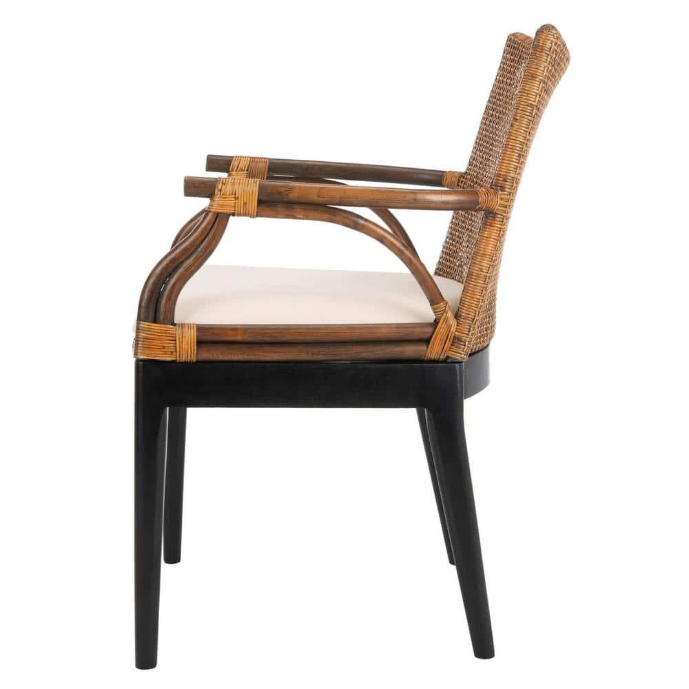 SAFAVIEH Gianni Arm Chair Brown/Black