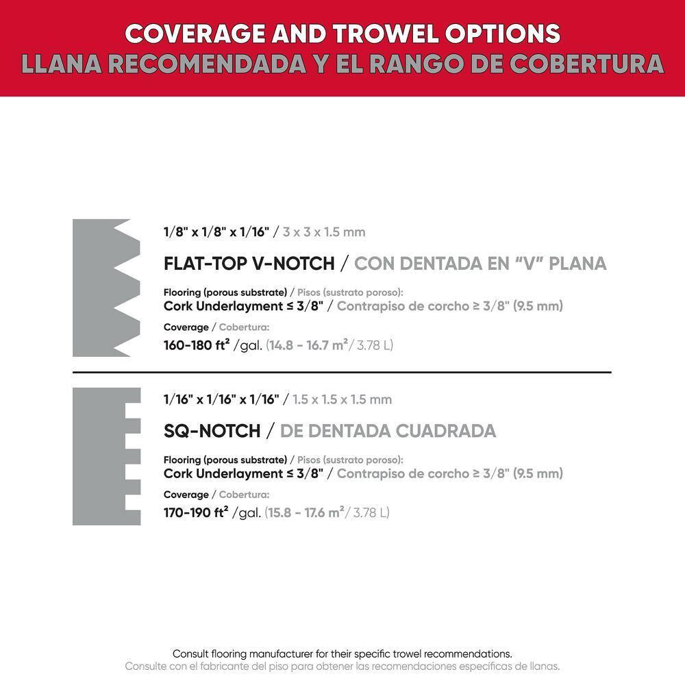 Roberts 7250-1 Pro Grade Cork Underlayment Adhesive, 1 gallon