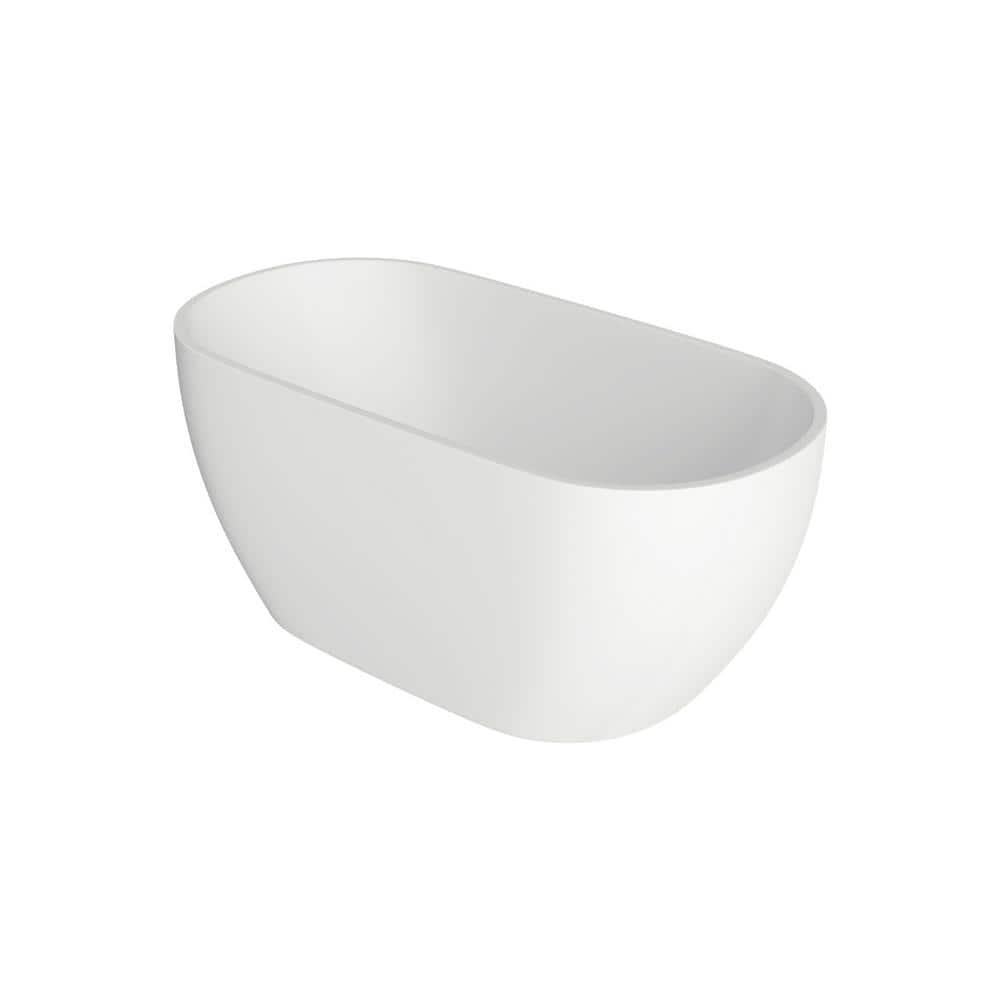 59.06'' x 29.53'' Freestanding Soaking Acrylic Bathtub