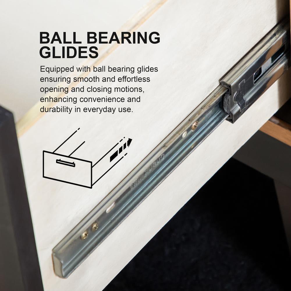 Furniture of America Brio 5-Drawer Solid Wood Adult Bedroom Chest Dresser, Natural Oak