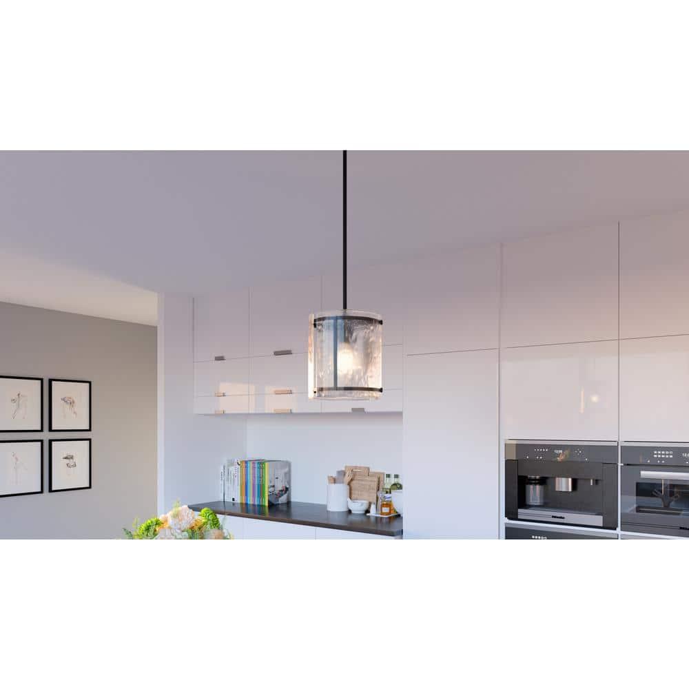 Quoizel Lighting Fortress 1 - Light Pendant in  Earth Black