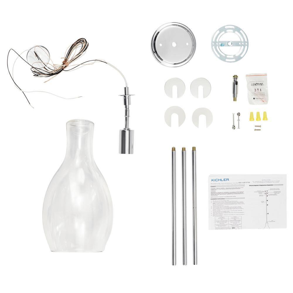 Kichler Lighting Everly 1 - Light Pendant in  Chrome