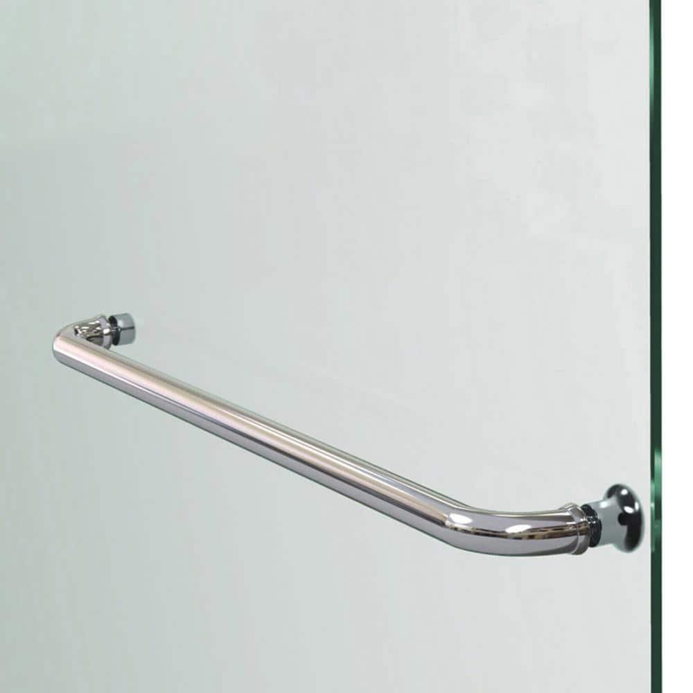 Aqua Ultra 36 in. D x 48 in. W x 74 3/4 in. H Frameless Shower Door