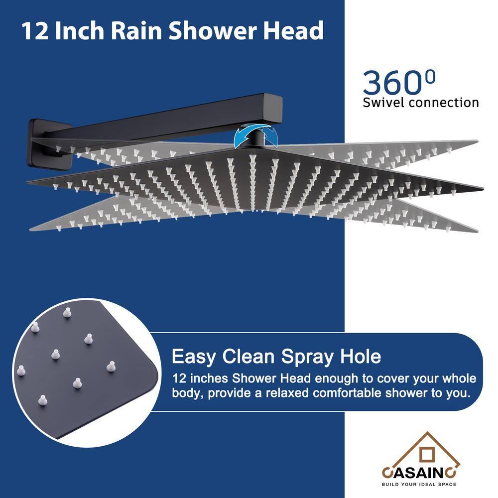 Shower Faucets & Systems All-In-One Kit with Rough in-Valve