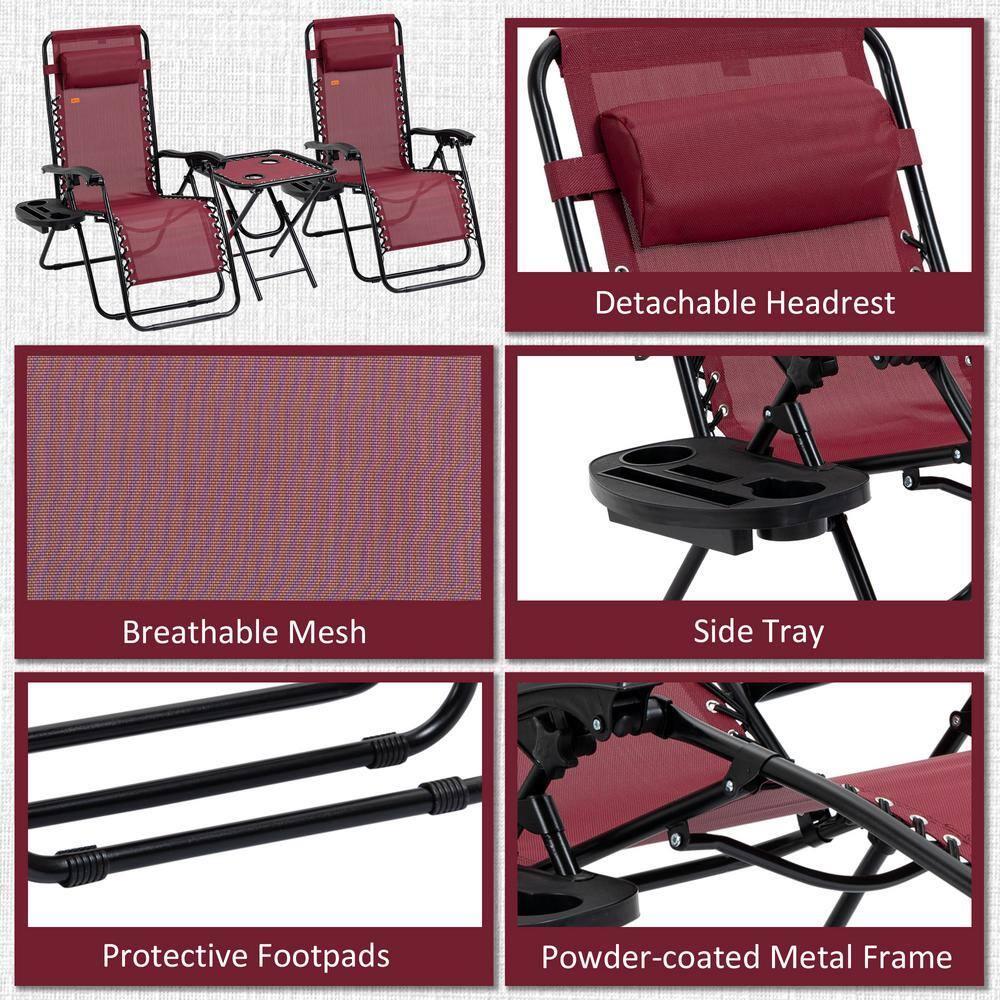 Outsunny Folding Zero Gravity Chair