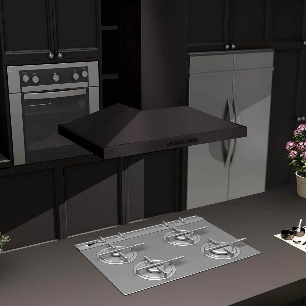 36 in. Convertible Vent Isl& Mount Range Hood in Stainless Steel (GL2i-36)