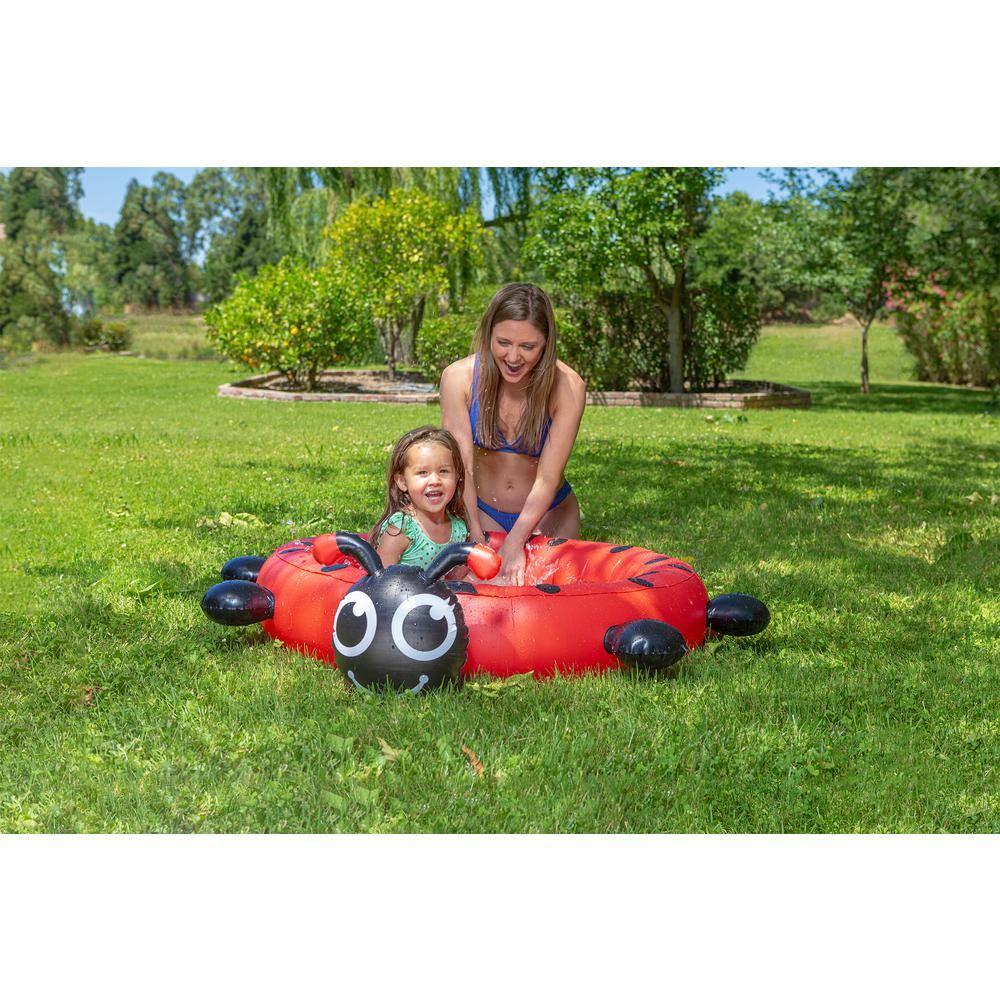 Poolmaster Ladybug Kiddie Wading Pool - Inflatable Swimming Pool for Kids
