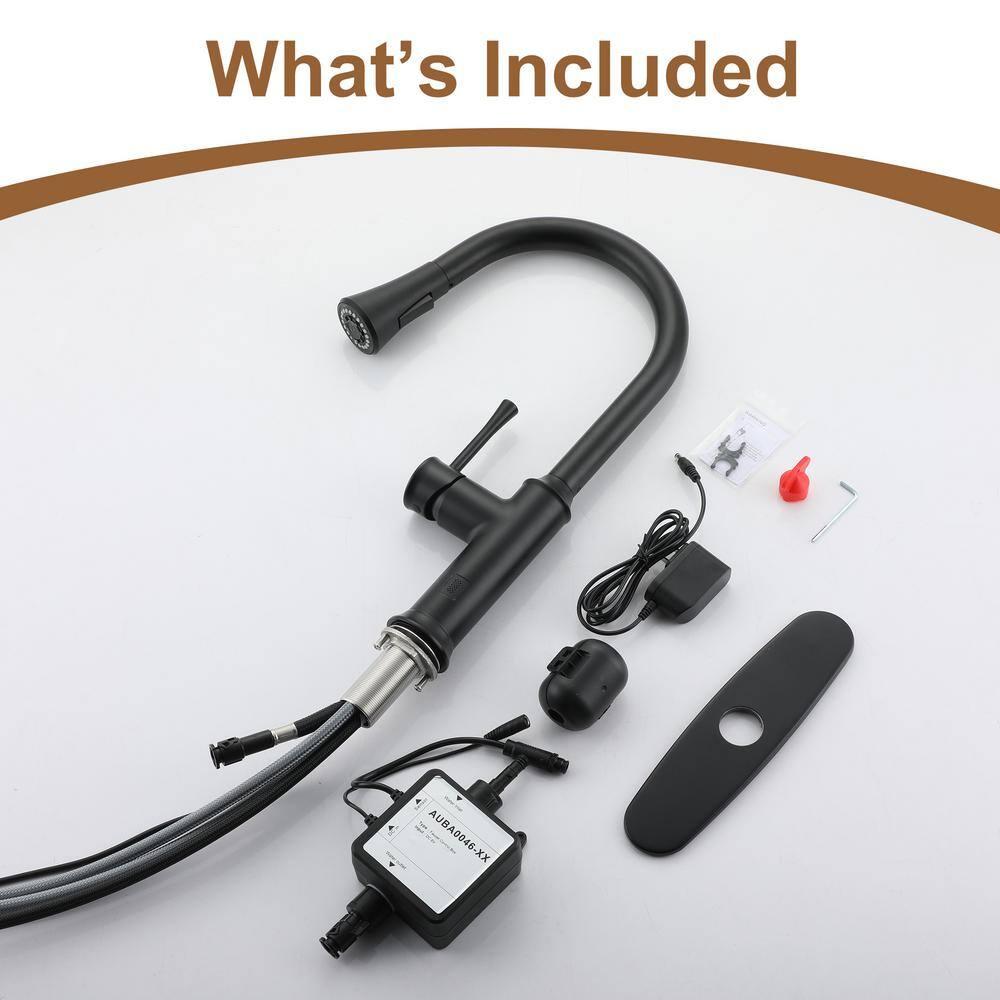 Willow Smart Faucet Touchless Pull Down Sprayer Kitchen Faucet with Voice and Motion Control