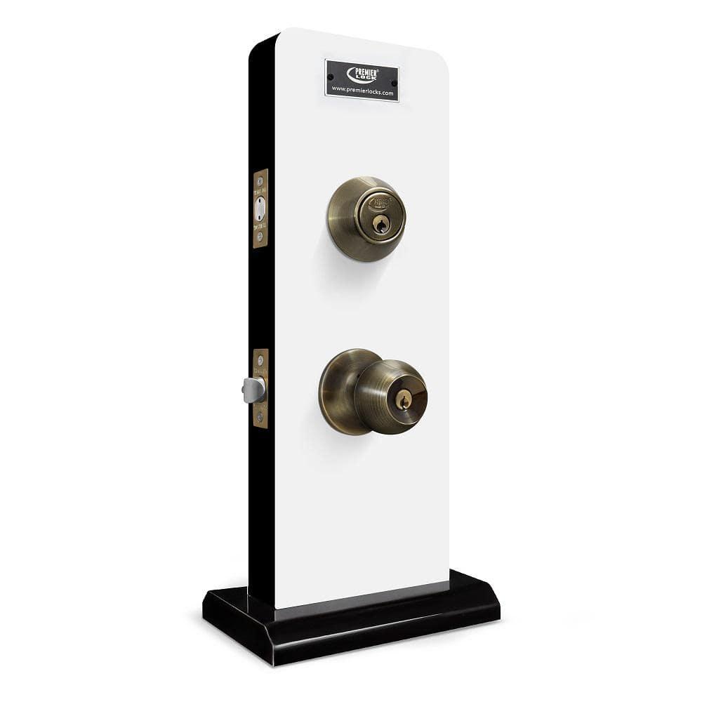 Complete Entry Knob Set with Single Cylinder Deadbolt