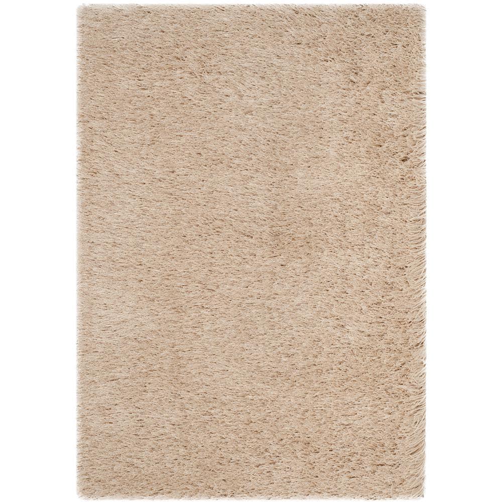 Shag SG256 Hand Tufted Indoor Accent Rug - Champagne - 2'x3' - Safavieh.