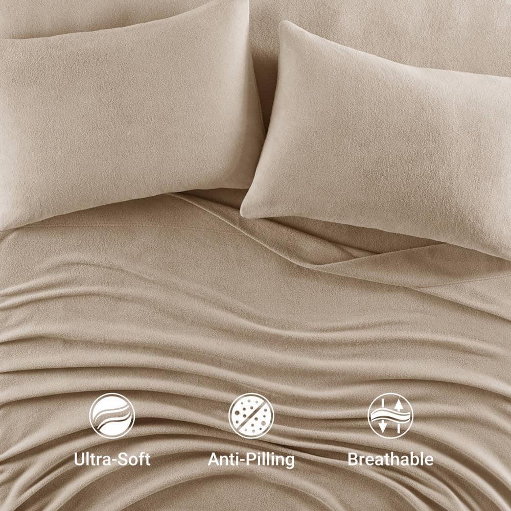 Madison Park Micro Fleece Sheet Set