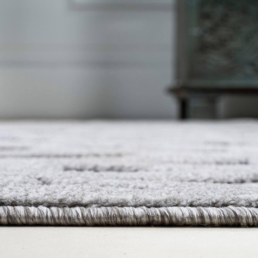 5'x8' Talaia Neutral Geometric Indoor/Outdoor Area Rug, Light Gray - JONATHAN Y
