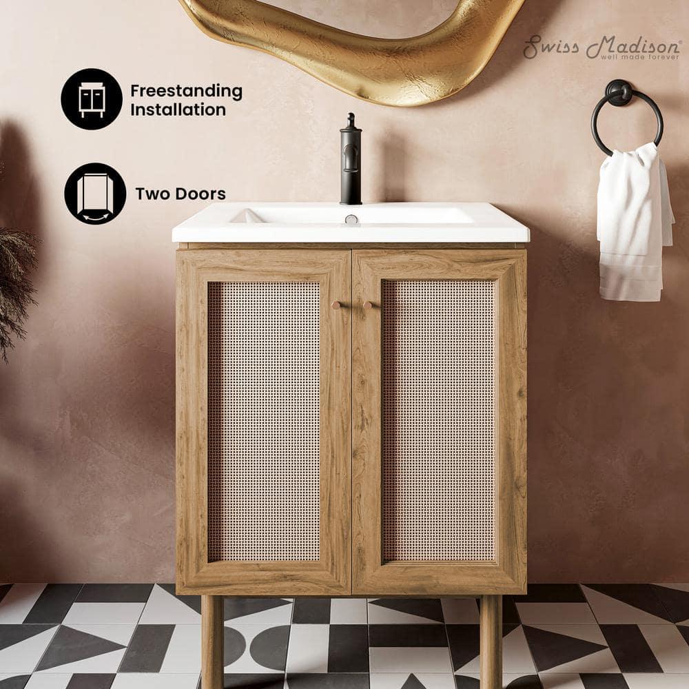 Classe 24" Freestanding Bathroom Vanity with Sink Top