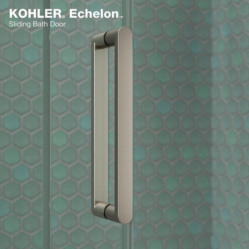 Echelon Sliding Shower Door, 71-3/4 In. H X 55-3/4 - 59-3/4 In. W, With 5/16 In. Thick Crystal Clear Glass