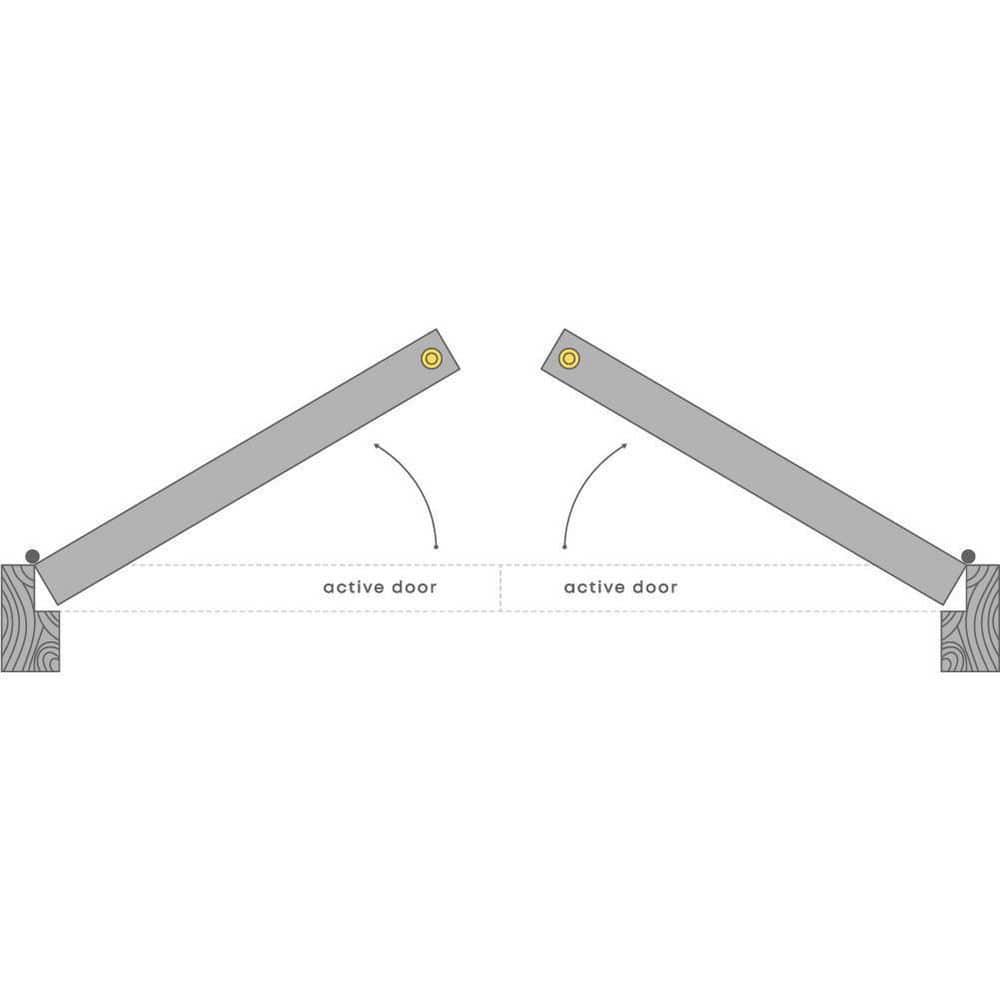 Belldinni Avon 07-05 Solid + Manufactured Wood Paneled French Doors