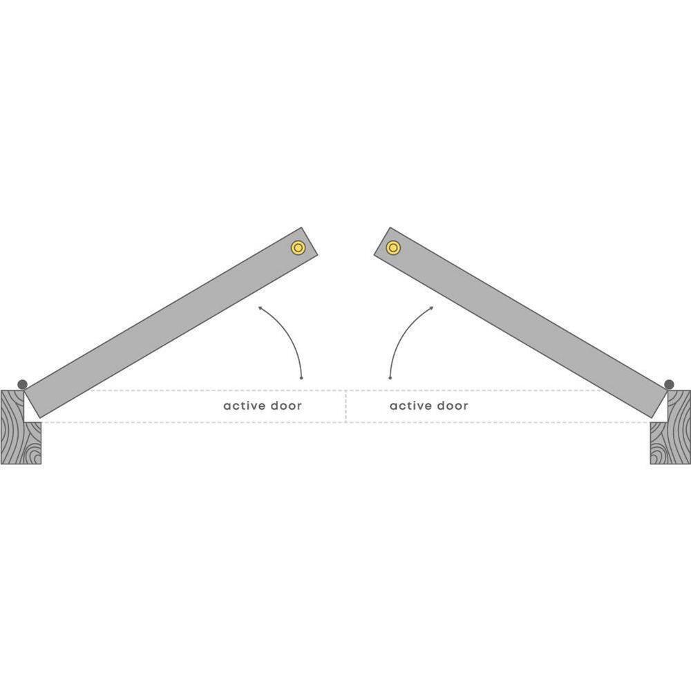 Belldinni Avon 07-05 Solid + Manufactured Wood Paneled French Doors