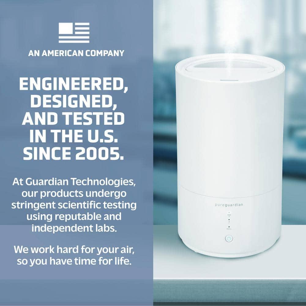 Pure Guardian 30-Hour 0.80 Gal. Cool Mist Ultrasonic Humidifier with Aroma Tray, 330 Sq. ft. H950AR