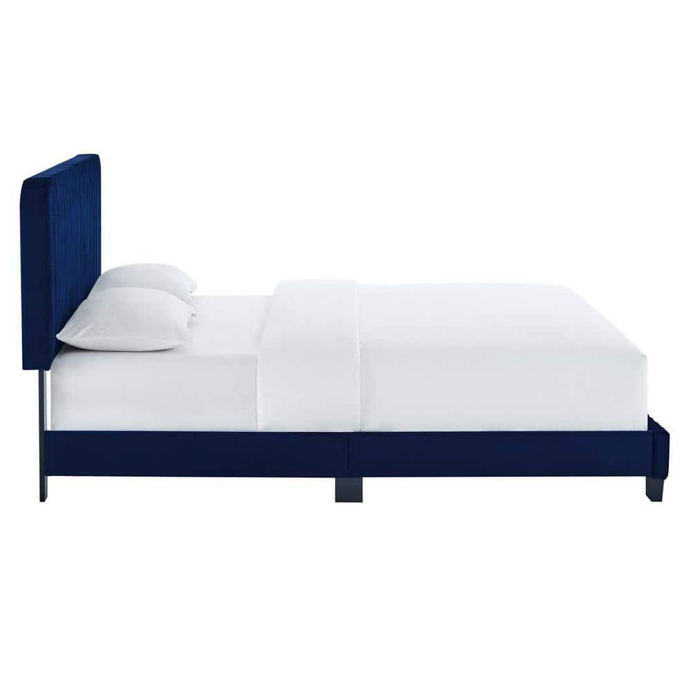 Modway Celine Channel Tufted Performance Velvet Twin Platform Bed