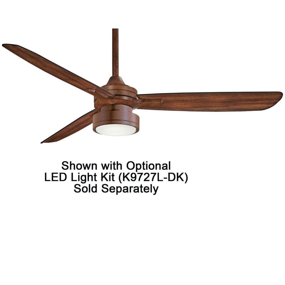 52" Rudolph 3-Blade Propeller Ceiling Fan with Wall Control