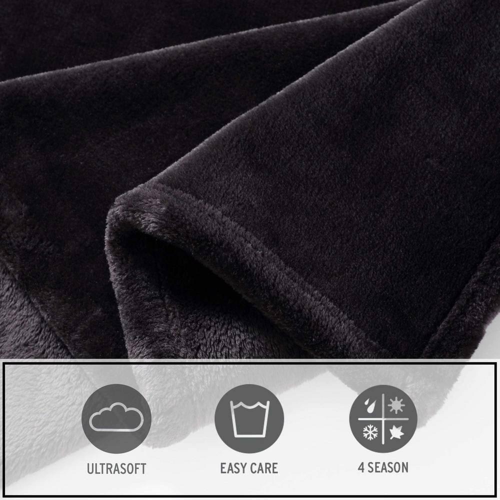 Eddie Bauer Eddie Bauer Ultra Lux Plush Solid Throw Blankets