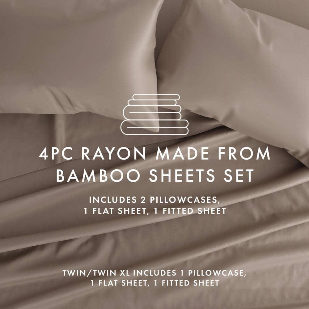 RE/FINE™ Sheet Set Cooling 100% Rayon From Bamboo Silky Soft Bedding