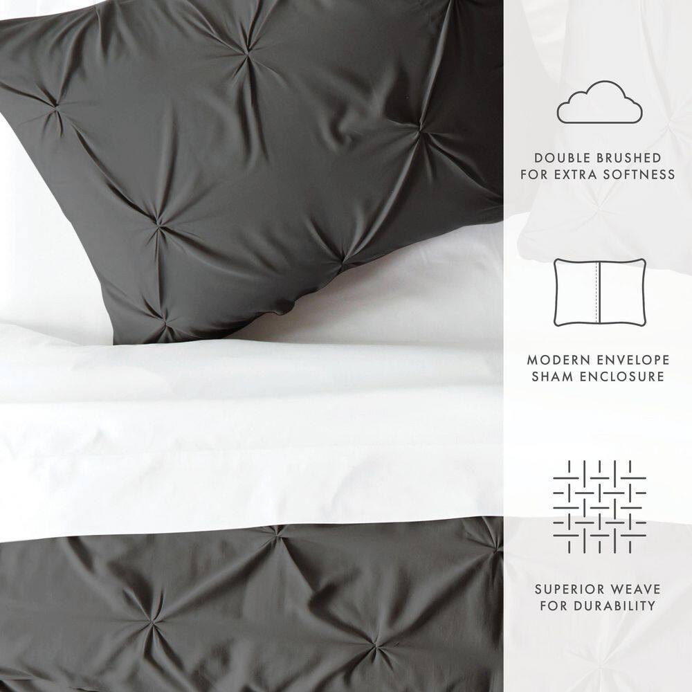 Becky Cameron Pinch Pleat Textured Duvet Cover Set