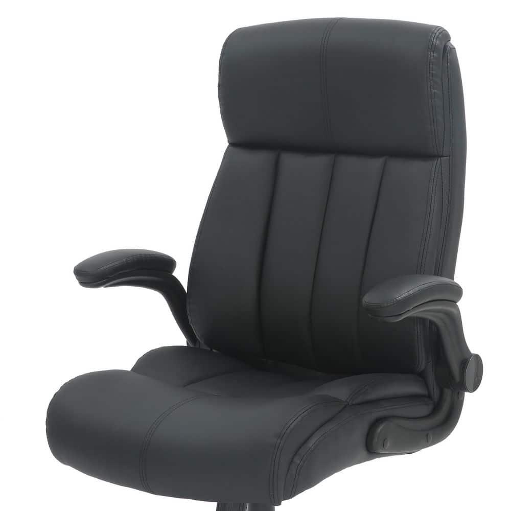 Winston Porter Baillie Medium Back Executive Office Chair with Flip-Up Arms