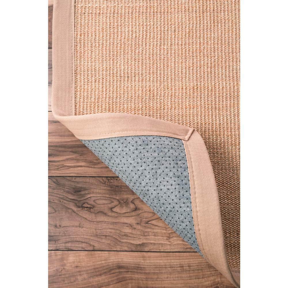 3'x5' Machine Woven orsay sisal Accent Rug Beige - nuLOOM: Modern Indoor Low Pile Skid-Resistant Area Rug