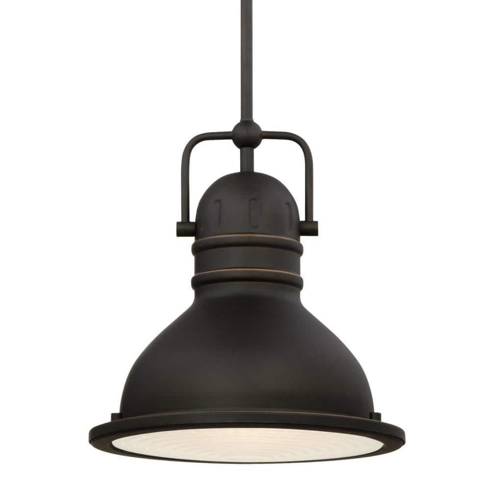 Westinghouse Lighting 63087A Boswell One - Light LED Mini Pendant, Oil Rubbed Bronze