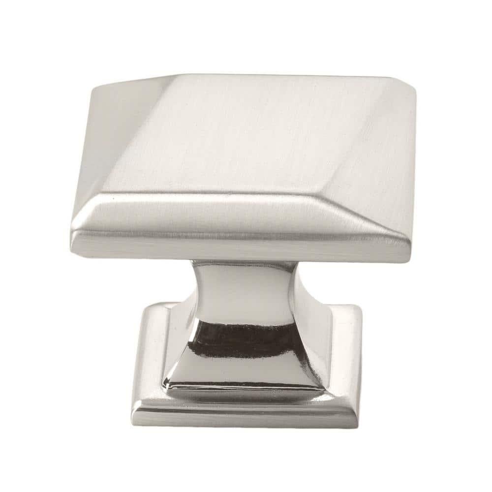 GlideRite Hardware Giana Collection 1 1/4" Length Square Knob Multipack (Set of 10)